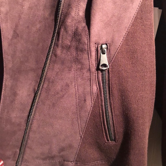 Faux Suede Moto Jacket - Picture 4 of 8